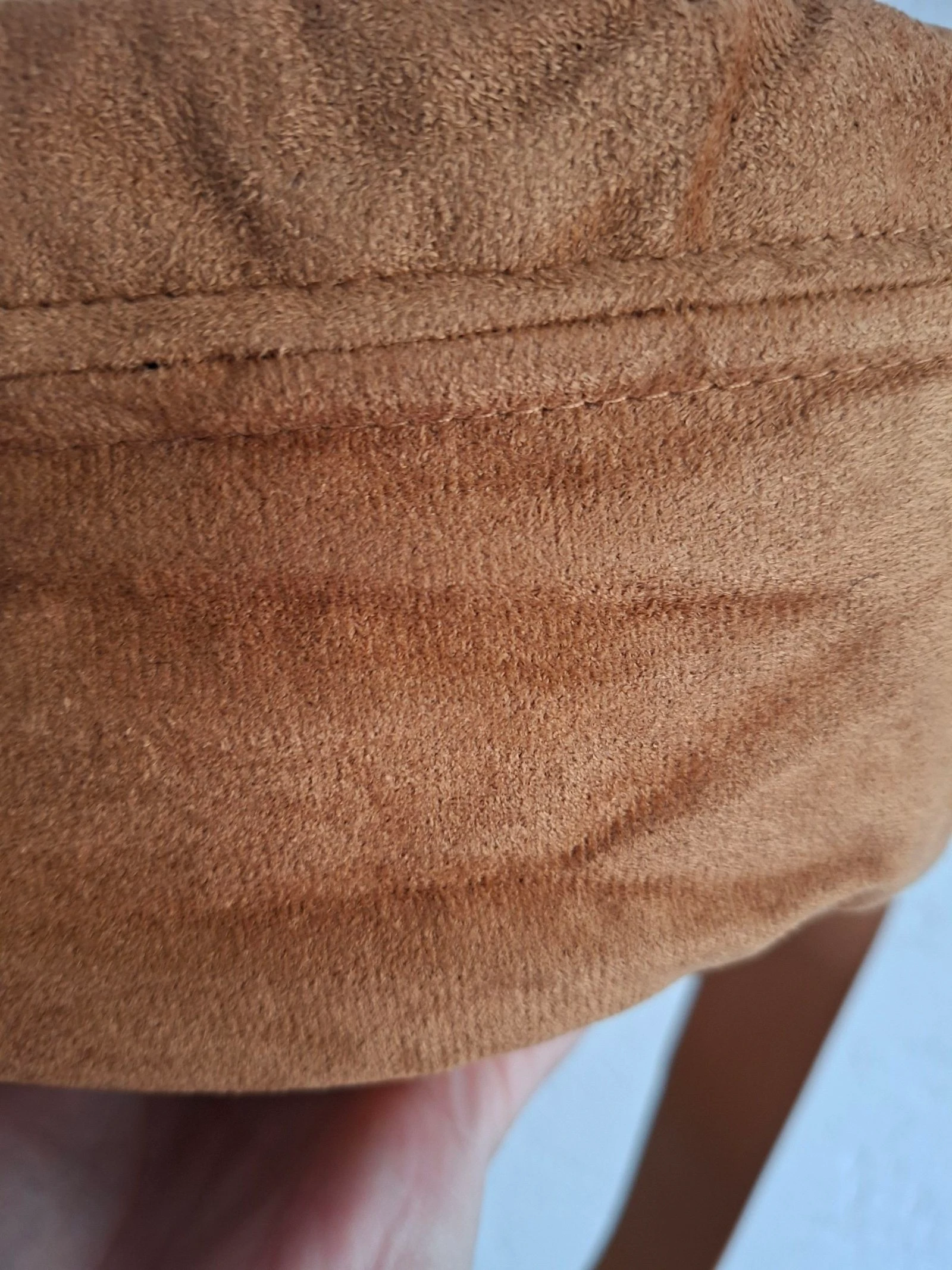 Dabbene camel kleur met daim effect – photo 2